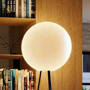 Golvlampa s.luce Orb Tripod vit glas 160 cm small 2