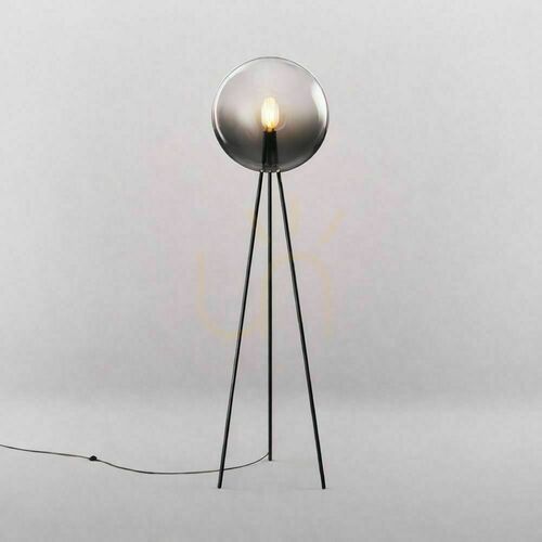 Kontrollera Golvlampa s.luce Orb Tripod rökig glas 160 cm