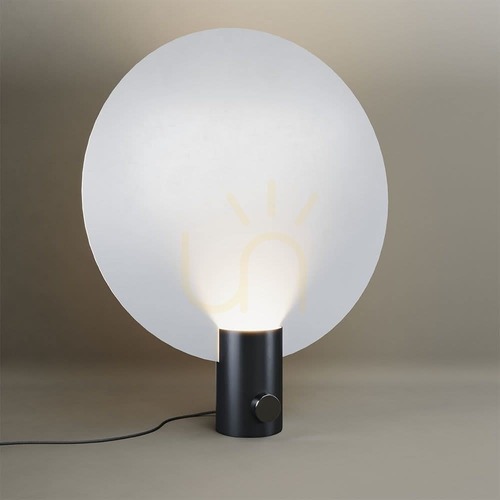 Kontrollera Bordslampa s.luce Cloud vit metall Ø 50 cm GU10 med vriddimmer