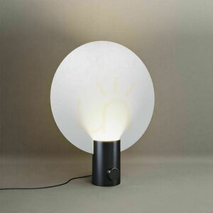 Bordslampa s.luce Cloud svart Ø 40 cm GU10 med vriddimmer small 14