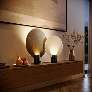 Bordslampa s.luce Cloud svart Ø 40 cm GU10 med vriddimmer small 0