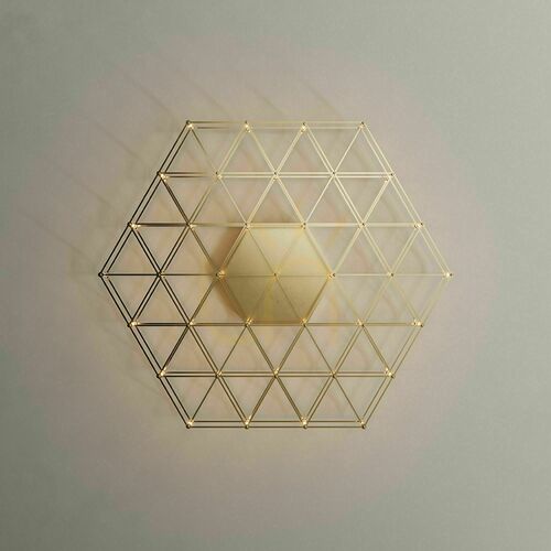 Kontrollera Plafond s.luce Atom LED gyllene 60 cm, dimbar