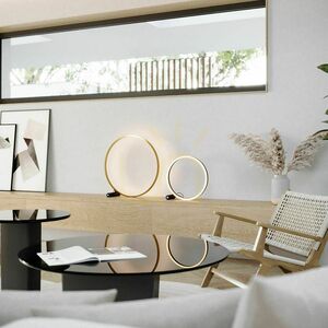 Bordslampa s.luce Ring LED svart metall 40 cm dimbar 1 Bordslampa s.luce Ring LED svart metall 40 cm dimbar small 1