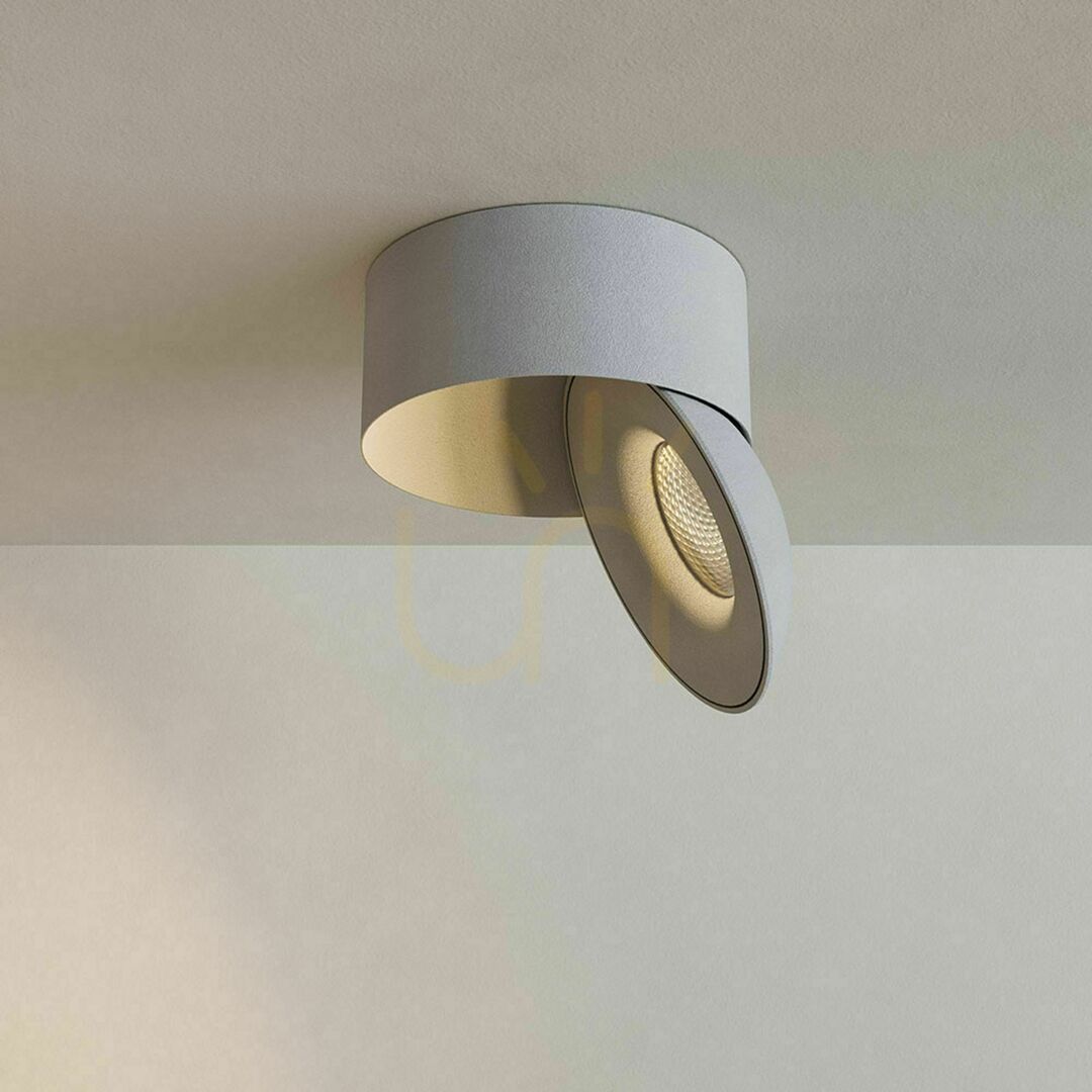 Kontrollera Riktbar LED-takspotlight s.luce Santa Neo vit 11W 2700K dimbar rund 10,8 cm Riktbar LED-takspotlight s.luce Santa Neo vit 11W 2700K dimbar rund 10,8 cm