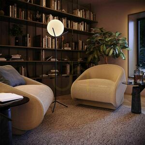 Golvlampa s.luce Orb koppar glas 170 cm small 2