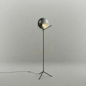 Golvlampa s.luce Orb koppar glas 170 cm small 9
