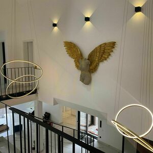Pendellampa s.luce Ring LED 2-ljus Silver 60/40 cm dimbar small 1