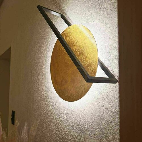 Kontrollera Plafond s.luce Artus LED rund gyllene metall 40 cm dimbar 3000 K