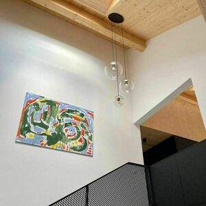 Ljuskrona s.luce Orb koppar glas metall rund 3-ljus E27 40 cm small 7