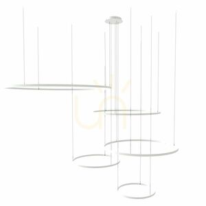 Ljuskrona s.luce Ring LED svart 5 lampor dimbar 3000 K``` 8 Ljuskrona s.luce Ring LED svart 5 lampor dimbar 3000 K``` small 8