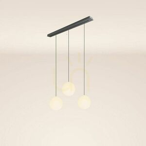 Ljuskrona s.luce Orb 3-ljus Ø30 cm glas metall modern small 6