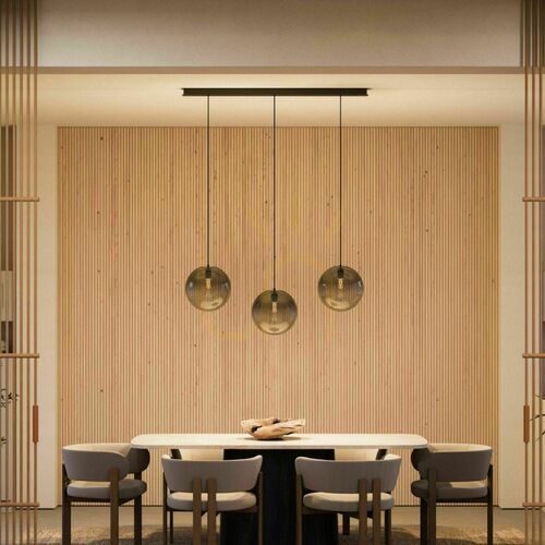 Kontrollera Ljuskrona s.luce Orb 3-armad koppar glas metall Ø30 cm Madridad design