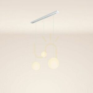 Ljuskrona s.luce Orb 3-ljus gyllene glas metall rund 20/30/40 cm 14 Ljuskrona s.luce Orb 3-ljus gyllene glas metall rund 20/30/40 cm small 14