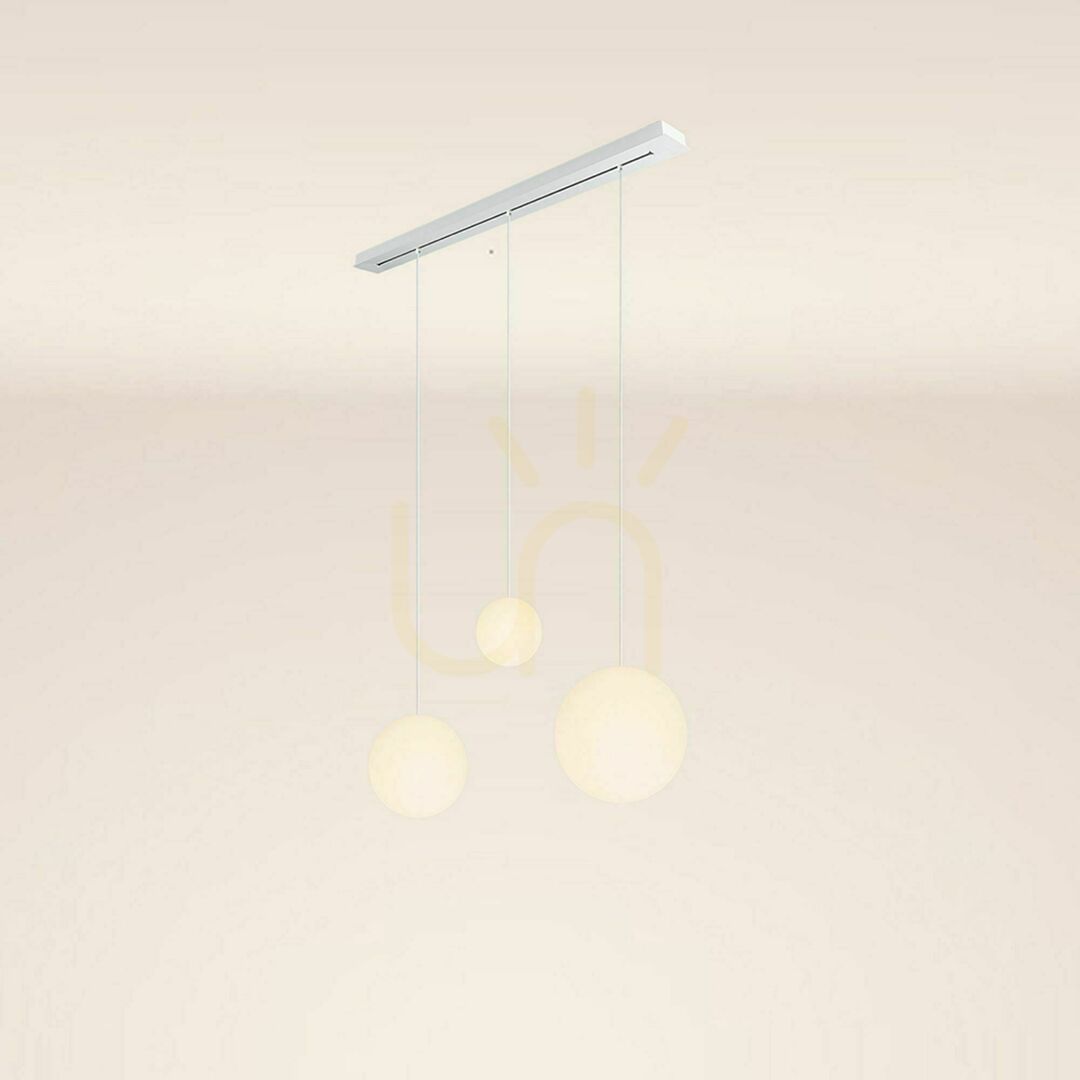Visa Ljuskrona s.luce Orb 3-ljus glas metall Ø20/30/40 cm till matbord Ljuskrona s.luce Orb 3-ljus glas metall Ø20/30/40 cm till matbord