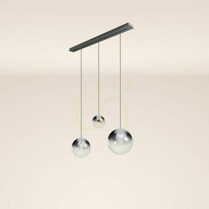 Ljuskrona s.luce Orb 3-ljus glas metall Ø20/30/40 cm till matbord 8 Ljuskrona s.luce Orb 3-ljus glas metall Ø20/30/40 cm till matbord small 8