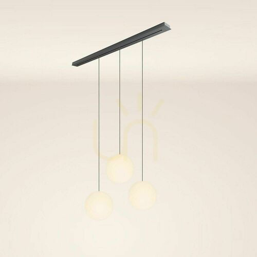 Kontrollera Ljuskrona s.luce Orb vit glas metall 3-ljus E27 rund 40 cm
