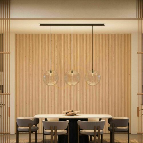 Kontrollera Ljuskrona s.luce Orb vit glas metall 3-ljus E27 rund 40 cm