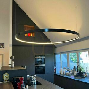 Ljuskrona s.luce Ring LED gyllene Ø80 cm dimbar 3000 K small 6