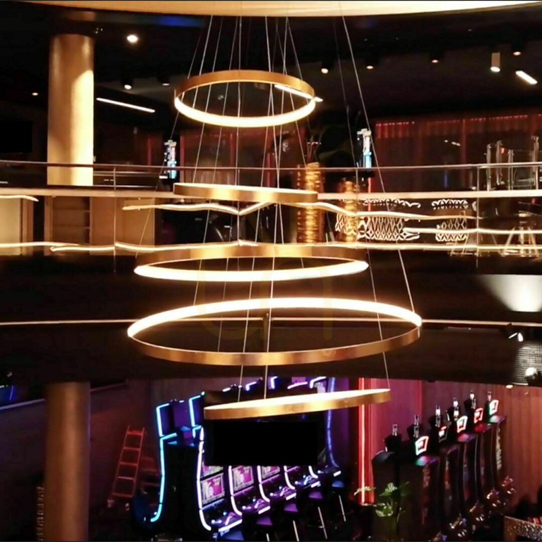 Förhandsvisning Ljuskrona s.luce Ring LED guld 180 cm 4000 K 79 W IP20 Ljuskrona s.luce Ring LED guld 180 cm 4000 K 79 W IP20