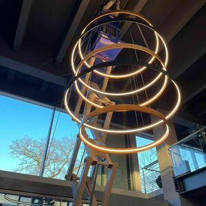 Ljuskrona s.luce Ring LED guld 180 cm 4000 K 79 W IP20 9 Ljuskrona s.luce Ring LED guld 180 cm 4000 K 79 W IP20 small 9
