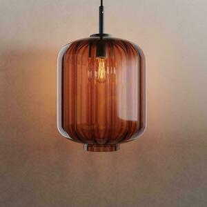 s.luce Velo pendellampa, brunt glas, Ø 25 cm, E27 small 13