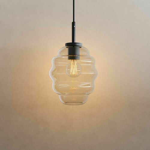 Kontrollera Ljuskrona s.luce Echos glas transparent 18 cm E27 moderna limf 500 cm