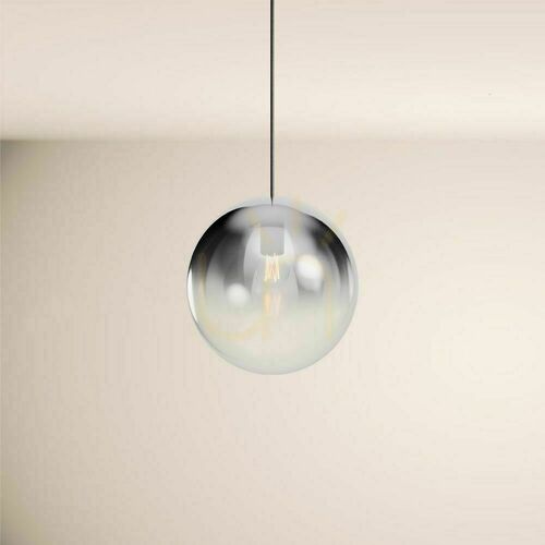 Kontrollera Pendellampa s.luce Orb i rökfärgat glas, Ø30 cm, modern, E27