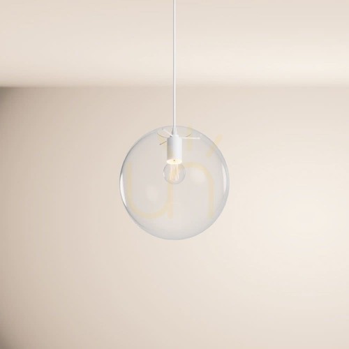 Kontrollera Ljuskrona s.luce Orb glas 30 cm transparent rund modern