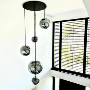 Ljuskrona s.luce Orb glas 30 cm transparent rund modern 4 Ljuskrona s.luce Orb glas 30 cm transparent rund modern small 4
