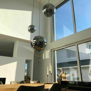 Ljuskrona s.luce Orb glas 30 cm transparent rund modern 6 Ljuskrona s.luce Orb glas 30 cm transparent rund modern small 6