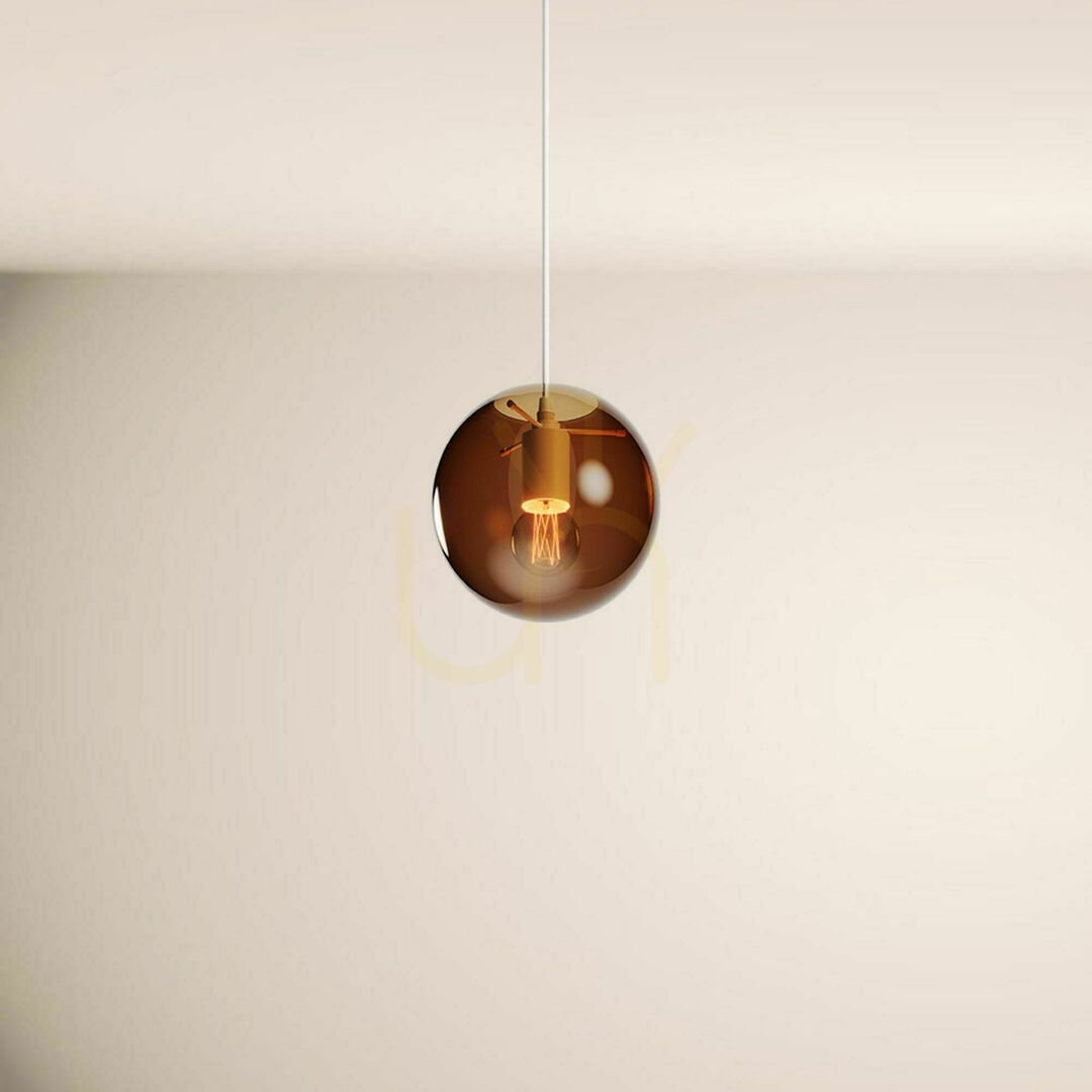 Display Ljuskrona s.luce Orb glas 30 cm transparent rund modern Ljuskrona s.luce Orb glas 30 cm transparent rund modern