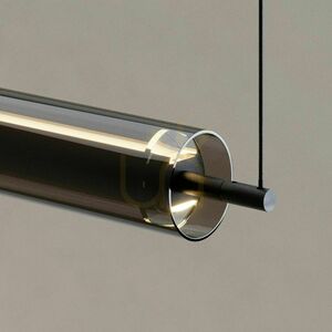 Pendellampa s.luce Ranya LED glas silver med fjärrkontroll small 6