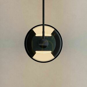 s.luce Ranya 190243 LED-pendellampa, guldfärgad, rökfärgat glas, 160 cm, med fjärrkontroll small 10