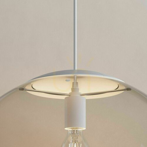 Kontrollera Lampskärm s.luce Orb vit plast rund 20 cm moderna