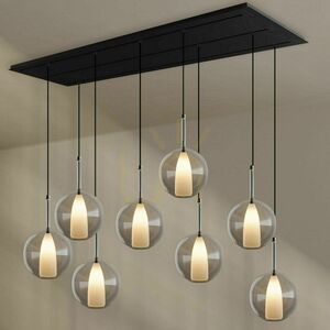 Ljuskrona s.luce Belluna 8-ljus Rökig 24 cm minimalism 12 Ljuskrona s.luce Belluna 8-ljus Rökig 24 cm minimalism small 12