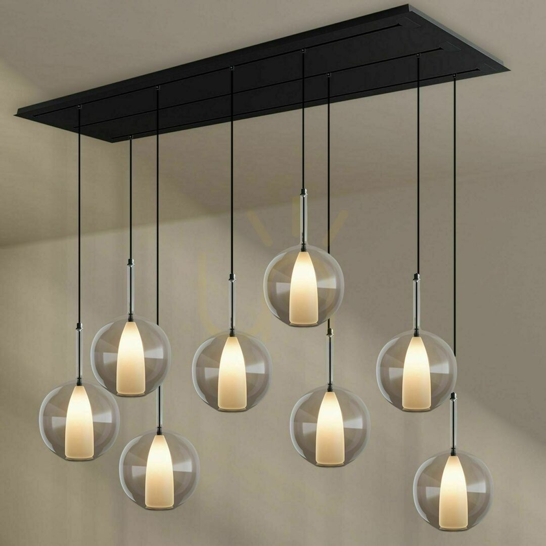 Förhandsvisning Ljuskrona s.luce Belluna 8-ljus Rökig 24 cm minimalism Ljuskrona s.luce Belluna 8-ljus Rökig 24 cm minimalism