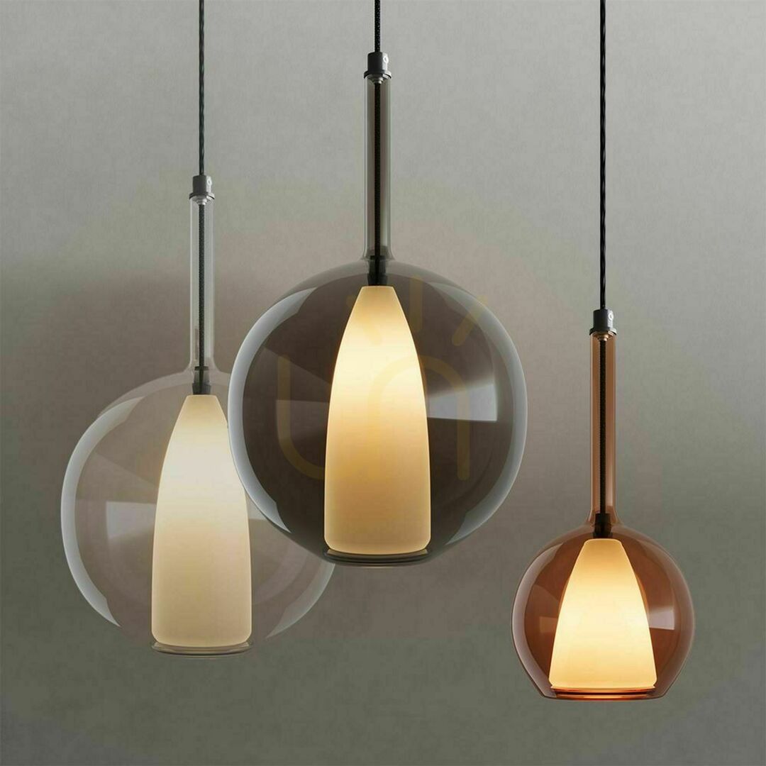 Utsikt Ljuskrona s.luce Belluna 8-armad transparent glas 160 cm rund Ljuskrona s.luce Belluna 8-armad transparent glas 160 cm rund