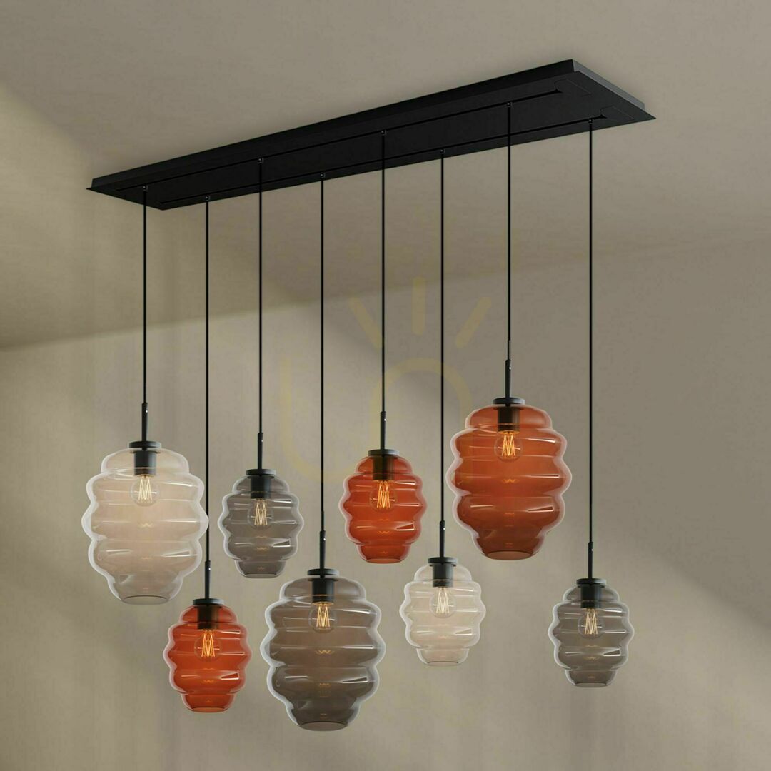 Kontrollera Ljuskrona s.luce Echos 8-armad glas metall transparent Ø18/25 cm Ljuskrona s.luce Echos 8-armad glas metall transparent Ø18/25 cm