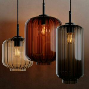 Ljuskrona s.luce Velo 8-armad vit glas metall Ø 80 cm small 12