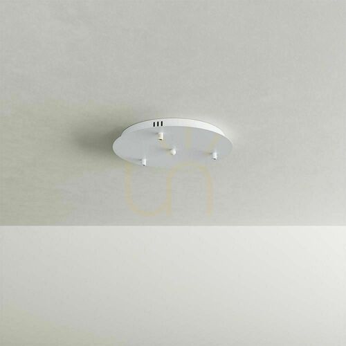 Kontrollera Ljuskrona s.luce Santa Air LED 3-ljus vit Ø40 cm maksimalt 3 meters kabel