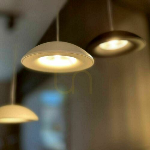 Kontrollera Ljuskrona s.luce Santa Air LED 3-ljus svart metall Ø40 cm