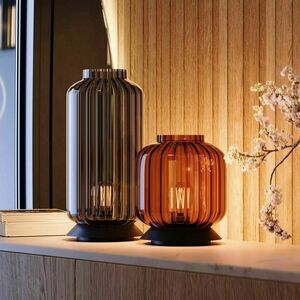 Bordslampa s.luce Velo transparent glas med strömbrytare small 0