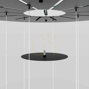 Ljuskrona s.luce Santa Air LED vit Ø80 cm 8 ljuspunkter dimbar 10 Ljuskrona s.luce Santa Air LED vit Ø80 cm 8 ljuspunkter dimbar small 10