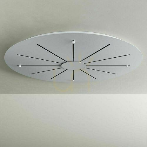 Kontrollera s.luce Velo ljuskrona i brunt glas och metall, 20 lampor, Ø 18 cm