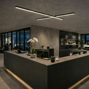 s.luce Oris linjär LED-pendellampa, silver, 120 cm, 4000 K small 12