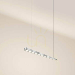 s.luce Oris linjär LED-pendellampa, silver, 120 cm, 4000 K small 16