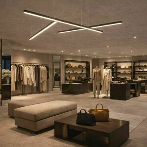 Pendellampa s.luce Oris LED vit 4000K kontor XL vanlige 16000 lm small 11