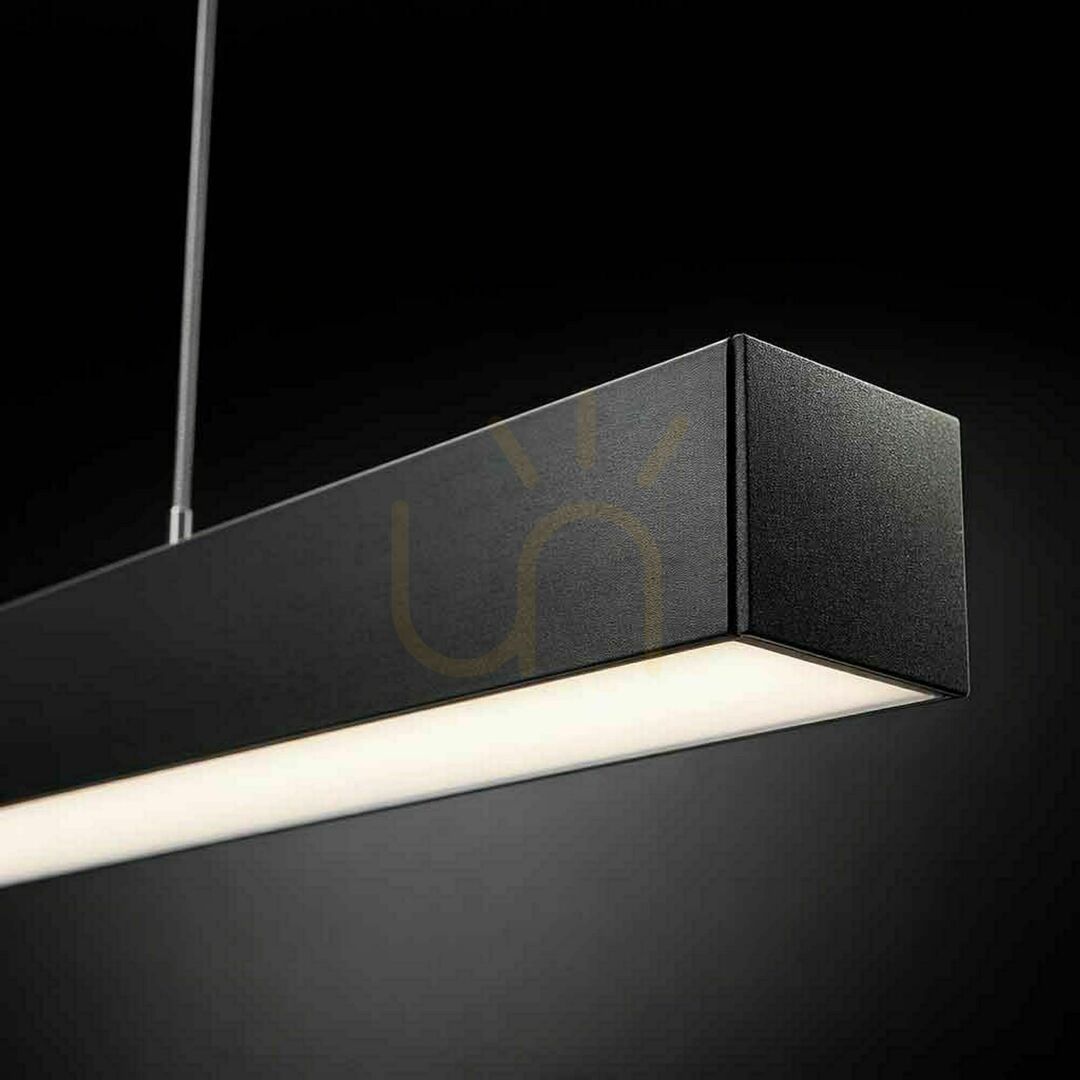 Förhandsvisning Pendellampa s.luce Oris Linear LED 2700K vit 160 cm oumlförmått Pendellampa s.luce Oris Linear LED 2700K vit 160 cm oumlförmått