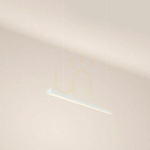 Kontrollera Pendellampa s.luce Oris Linear LED vit 400 cm 2700K dimbar