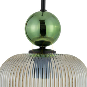 TK-Lighting Sophia Big 11372 pendellampa – grön, konjaksfärgat glas, 1×E27 small 5